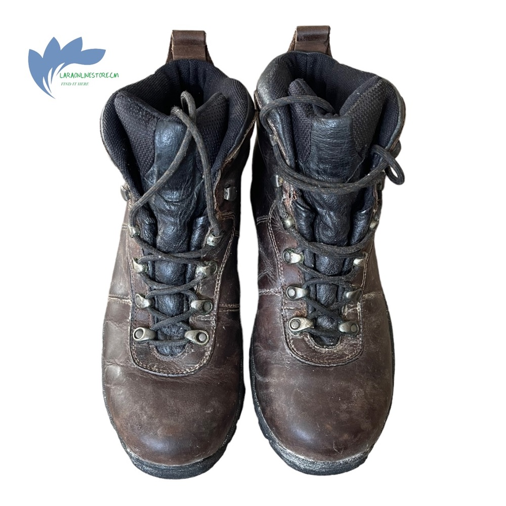 Safety work boots for men used still good